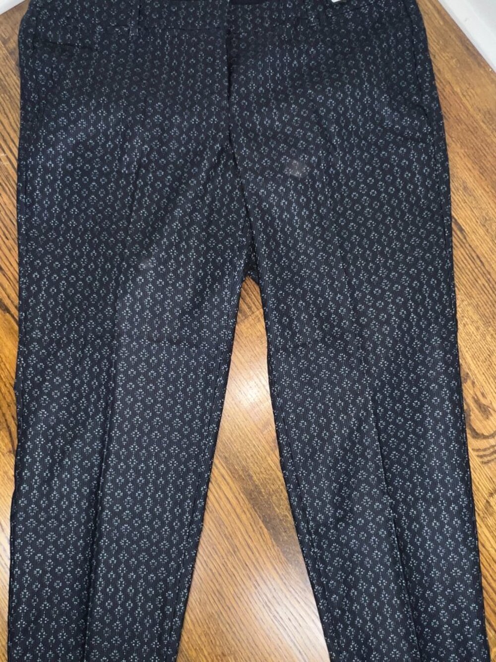 Lane Bryant The Allie Straight Womens Size 24 Blue Dress Pants Sexy Stretch NWT